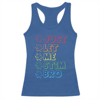 Funny Autistic Racerback Tank Top Just Let Me Stim Bro Autism Boys Kids