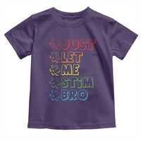 Funny Autistic Toddler T Shirt Just Let Me Stim Bro Autism Boys Kids