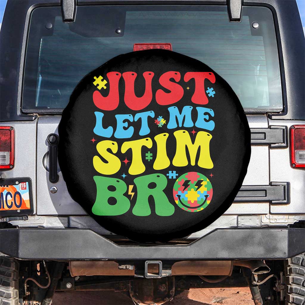 Just Let Me Stim Bro Spare Tire Cover Autism ADHD Stimming