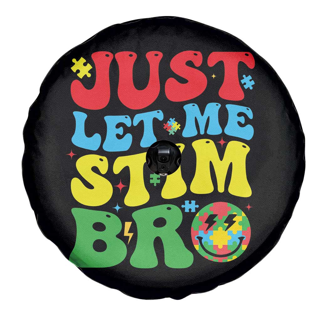Just Let Me Stim Bro Spare Tire Cover Autism ADHD Stimming
