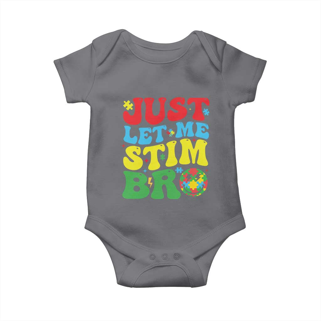 Just Let Me Stim Bro Baby Onesie Autism ADHD Stimming