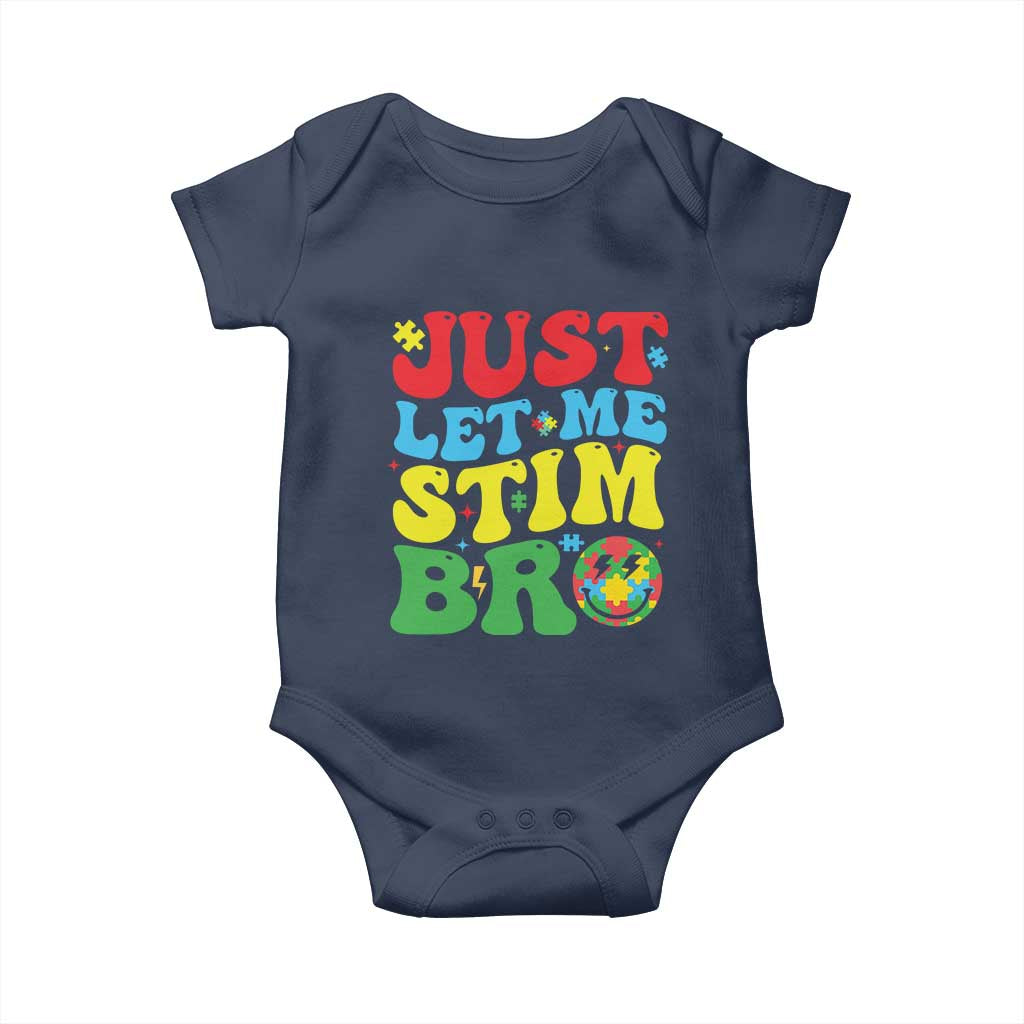 Just Let Me Stim Bro Baby Onesie Autism ADHD Stimming