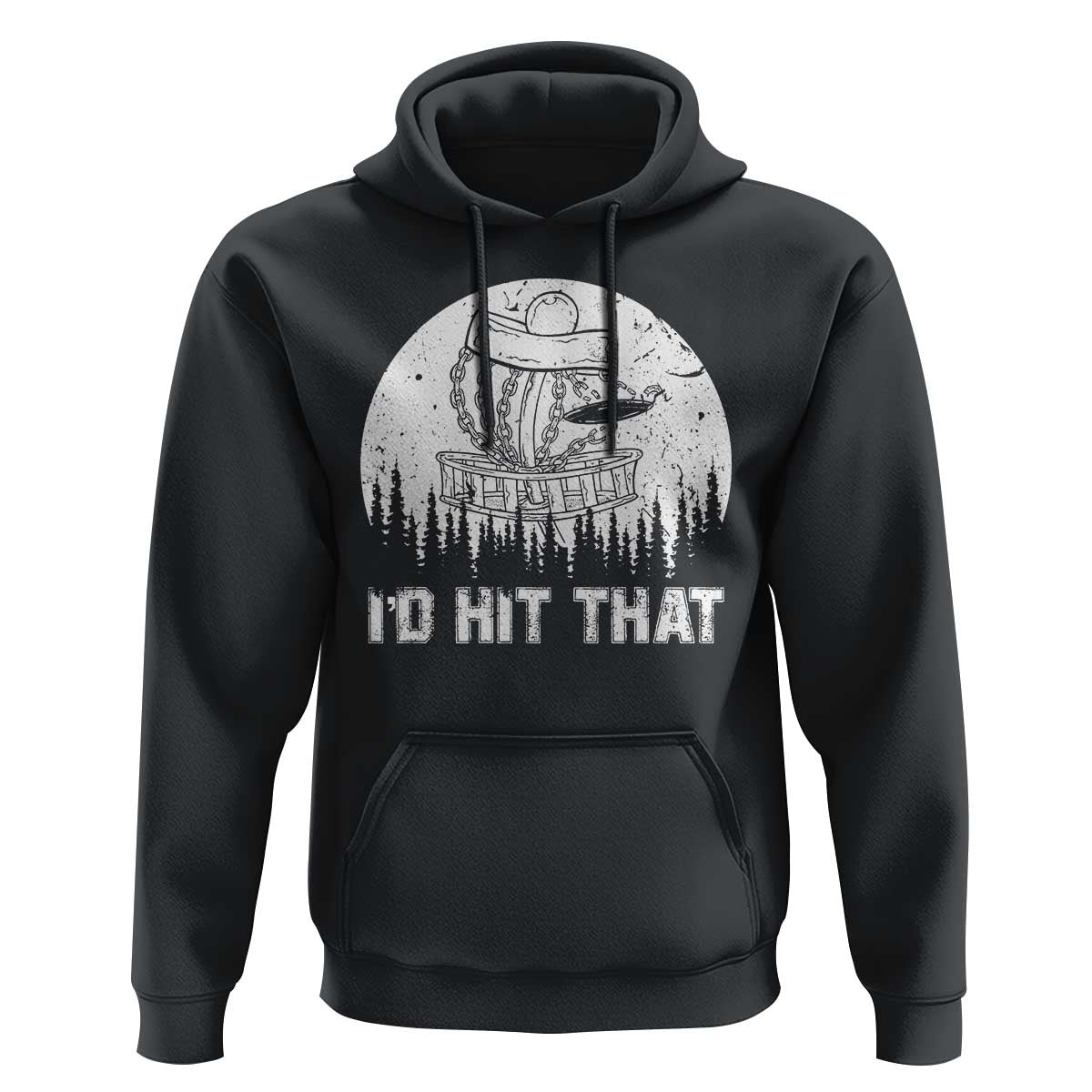 Retro I'd Hit That Disc Golf Hoodie - Wonder Print Shop