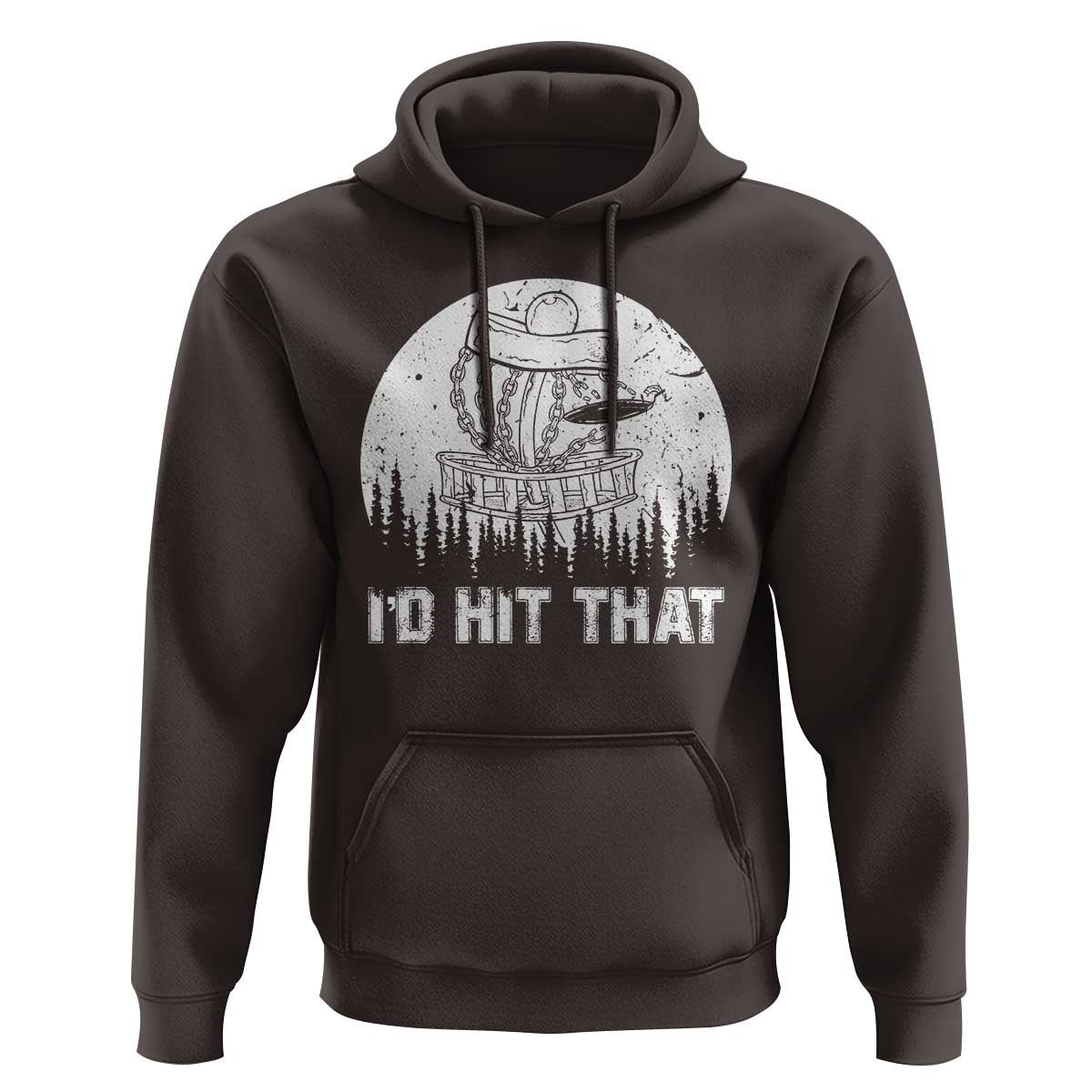 Retro I'd Hit That Disc Golf Hoodie - Wonder Print Shop