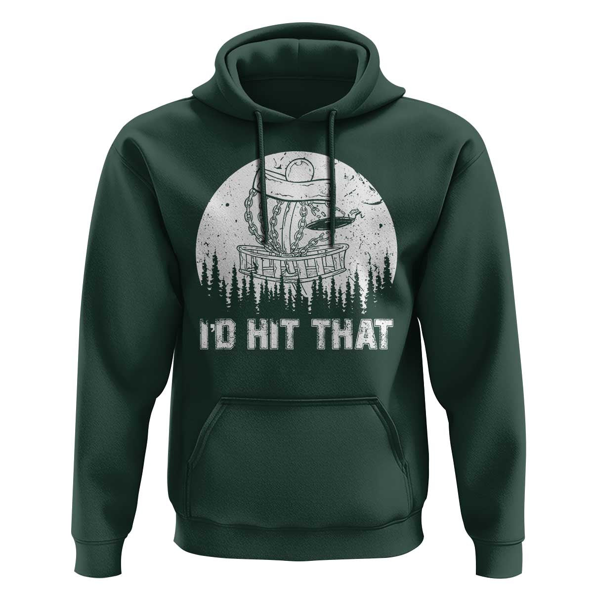 Retro I'd Hit That Disc Golf Hoodie - Wonder Print Shop
