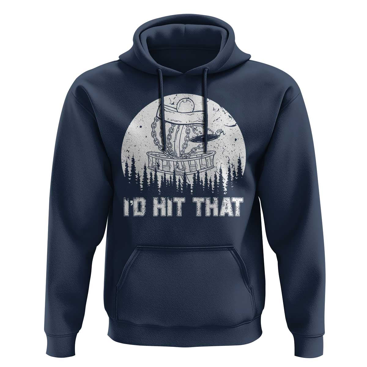 Retro I'd Hit That Disc Golf Hoodie - Wonder Print Shop