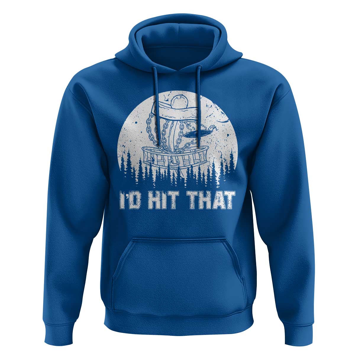 Retro I'd Hit That Disc Golf Hoodie - Wonder Print Shop