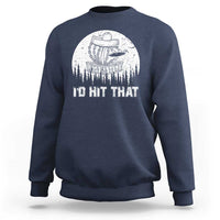 Retro I'd Hit That Disc Golf Sweatshirt - Wonder Print Shop