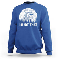 Retro I'd Hit That Disc Golf Sweatshirt - Wonder Print Shop