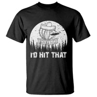 Retro I'd Hit That Disc Golf T Shirt - Wonder Print Shop