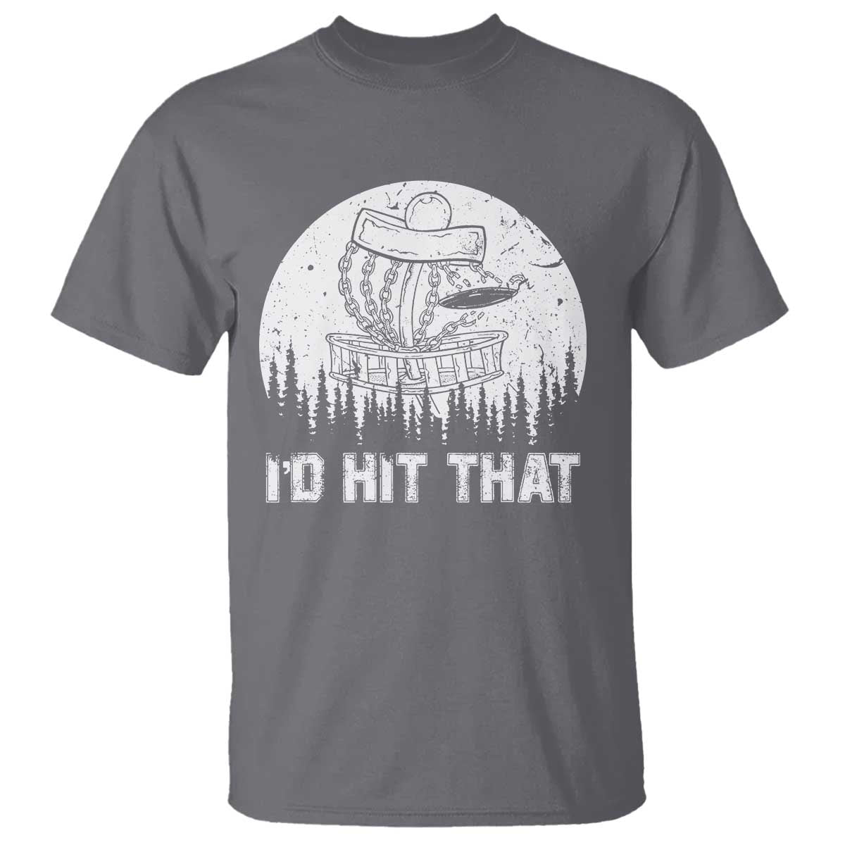 Retro I'd Hit That Disc Golf T Shirt - Wonder Print Shop