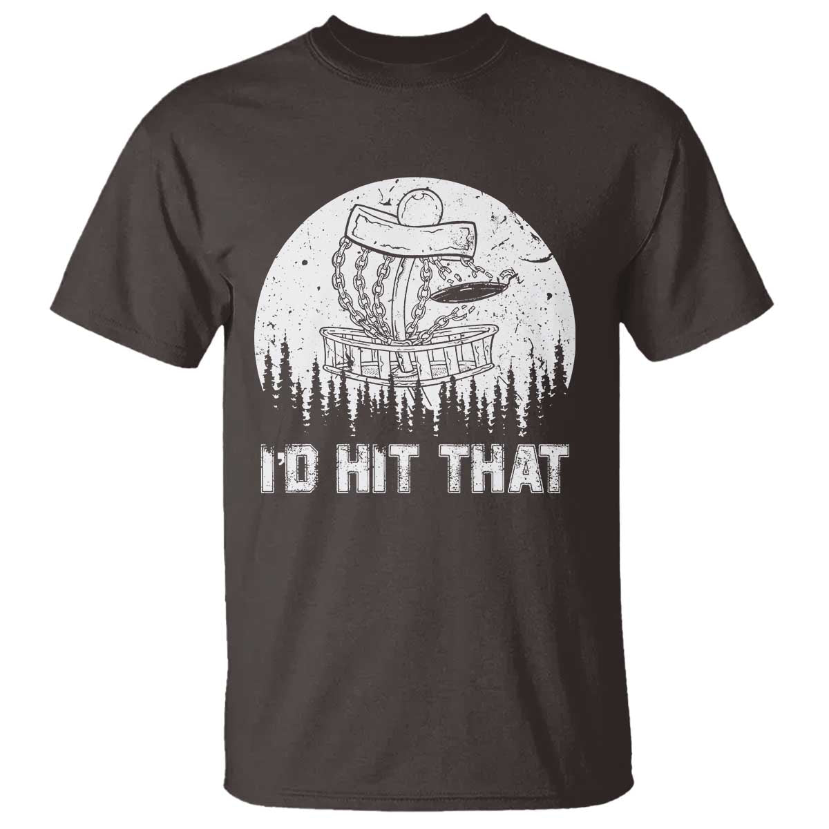 Retro I'd Hit That Disc Golf T Shirt - Wonder Print Shop