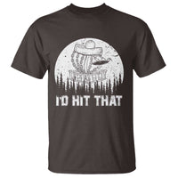 Retro I'd Hit That Disc Golf T Shirt - Wonder Print Shop