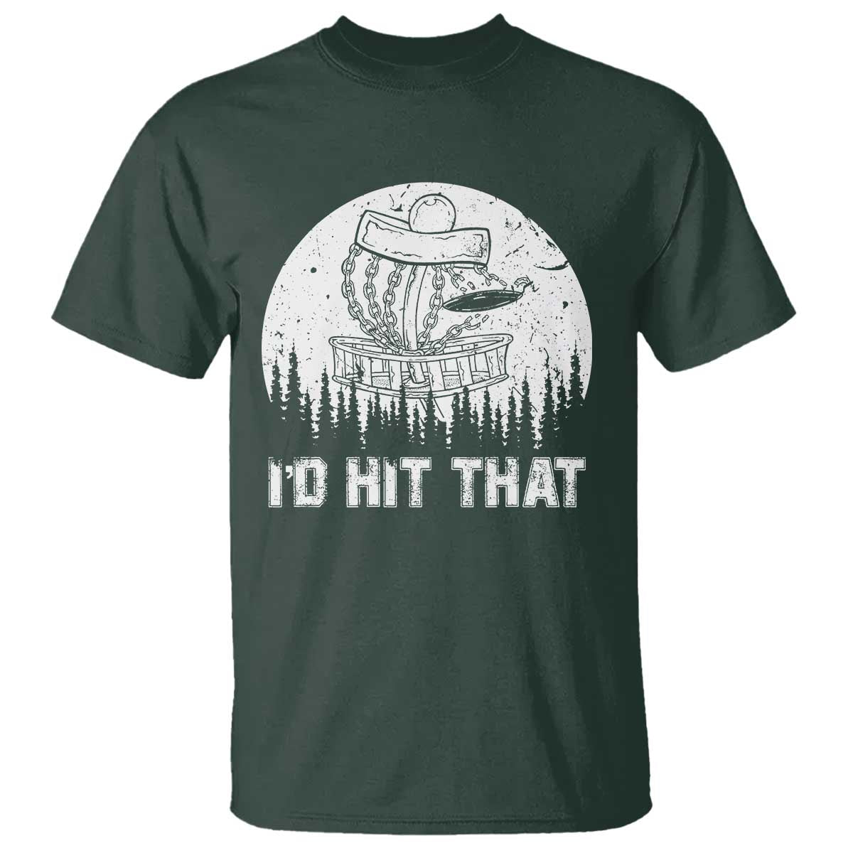 Retro I'd Hit That Disc Golf T Shirt - Wonder Print Shop