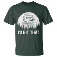 Retro I'd Hit That Disc Golf T Shirt - Wonder Print Shop
