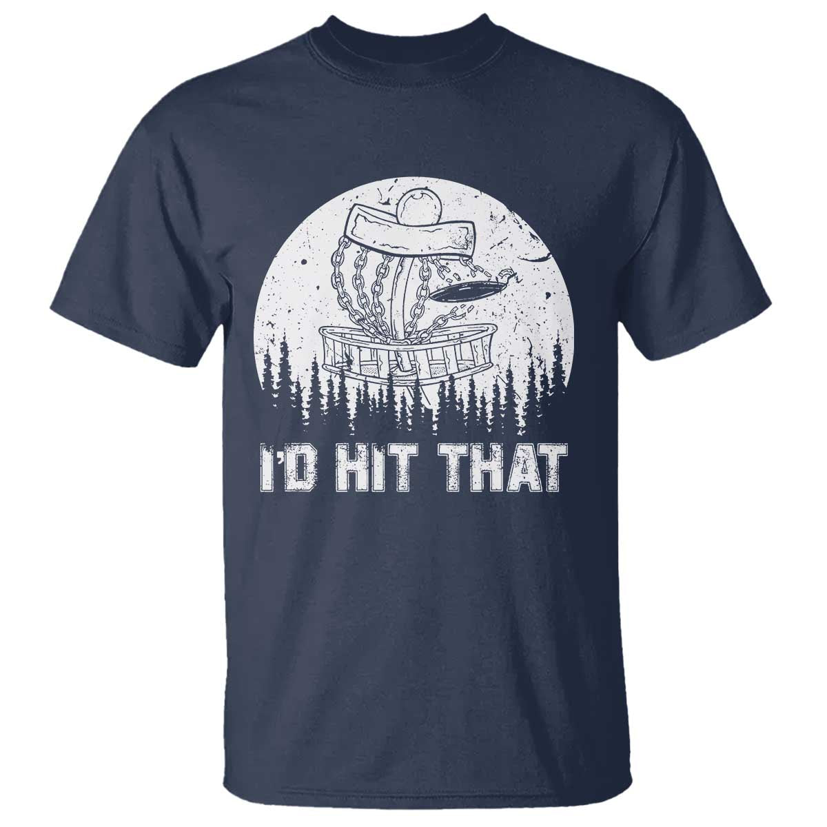 Retro I'd Hit That Disc Golf T Shirt - Wonder Print Shop