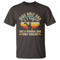 Disc Golf Dad T Shirt Like A Normal Dad Only Cooler Retro - Wonder Print Shop