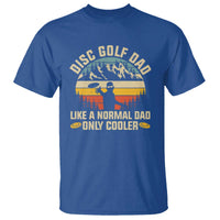 Disc Golf Dad T Shirt Like A Normal Dad Only Cooler Retro - Wonder Print Shop