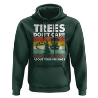 Funny Disc Golf Hoodie Tree Don't Care About Your Feelings - Wonder Print Shop