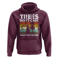 Funny Disc Golf Hoodie Tree Don't Care About Your Feelings - Wonder Print Shop