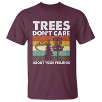 Funny Disc Golf T Shirt Tree Don't Care About Your Feelings - Wonder Print Shop
