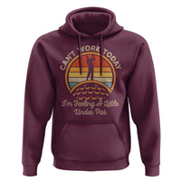 Funny Golf Hoodie Can't Work Today I'm Feeling A Little Under Par - Wonder Print Shop