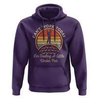 Funny Golf Hoodie Can't Work Today I'm Feeling A Little Under Par - Wonder Print Shop