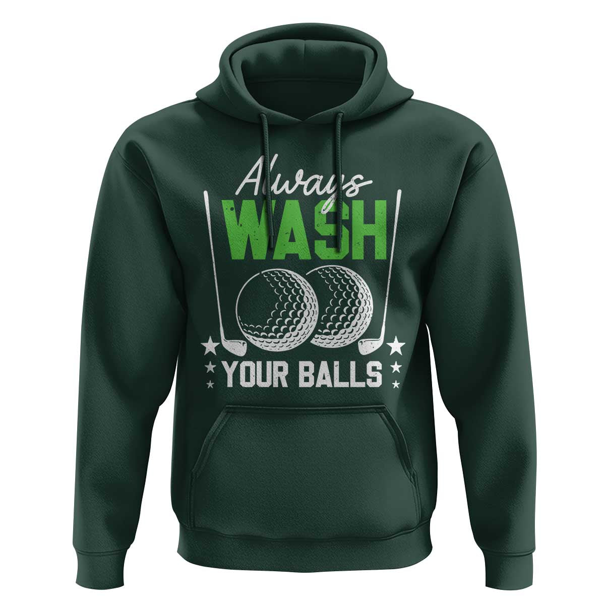 Funny Golf Hoodie Always Wash Your Balls - Wonder Print Shop