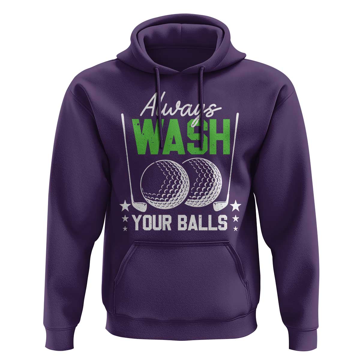 Funny Golf Hoodie Always Wash Your Balls - Wonder Print Shop