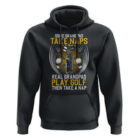 Funny Real Grandpas Play Golf Hoodie - Wonder Print Shop