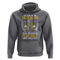 Funny Real Grandpas Play Golf Hoodie - Wonder Print Shop