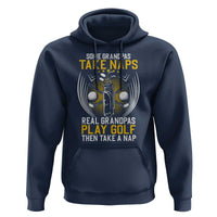 Funny Real Grandpas Play Golf Hoodie - Wonder Print Shop