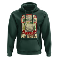 Funny Golf Hoodie The Older I Get The Harder - Wonder Print Shop