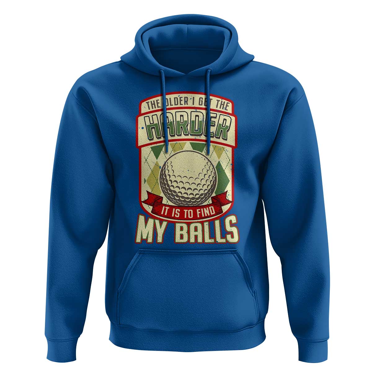 Funny Golf Hoodie The Older I Get The Harder - Wonder Print Shop