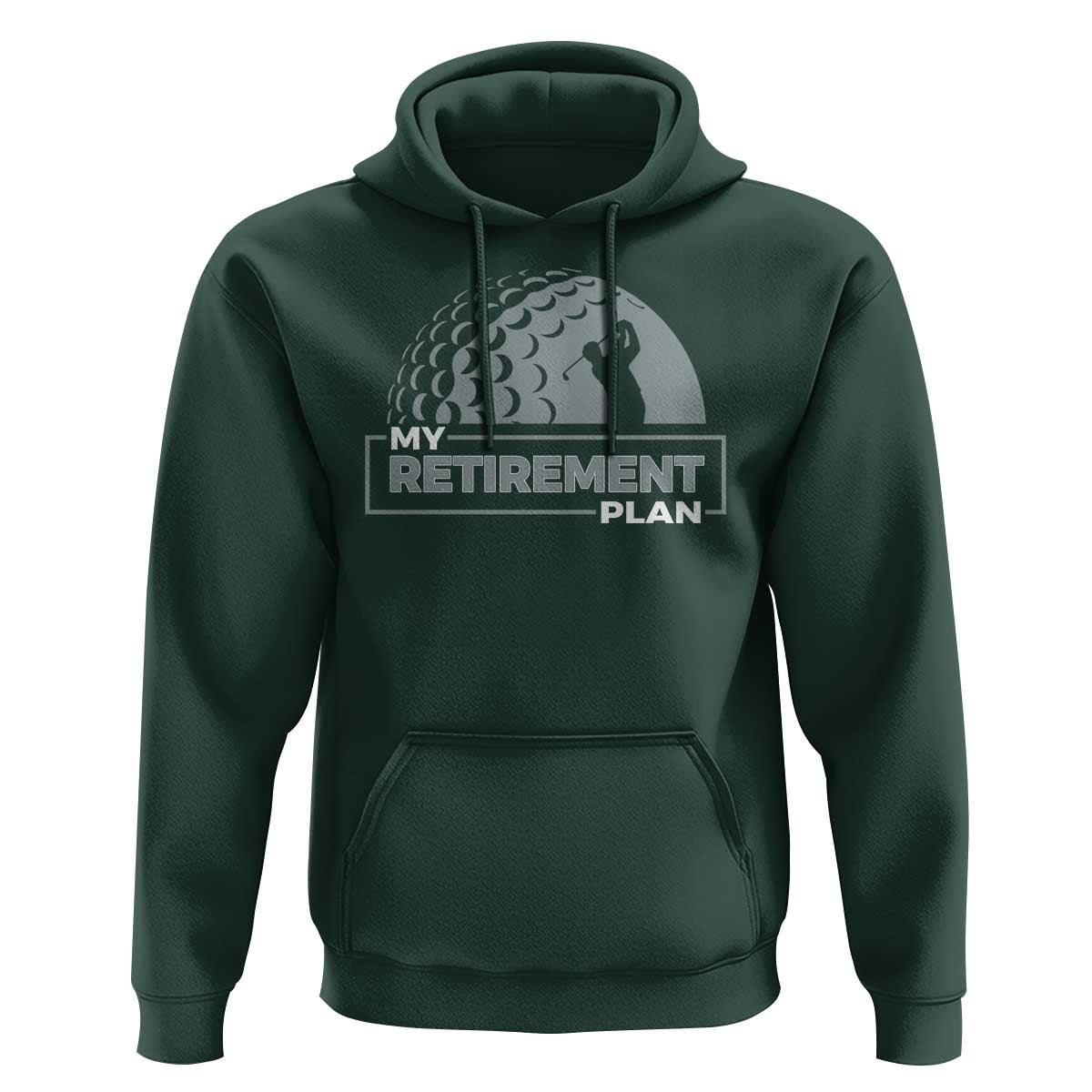 Funny Retirement Plan Golf Player Golfer Hoodie - Wonder Print Shop