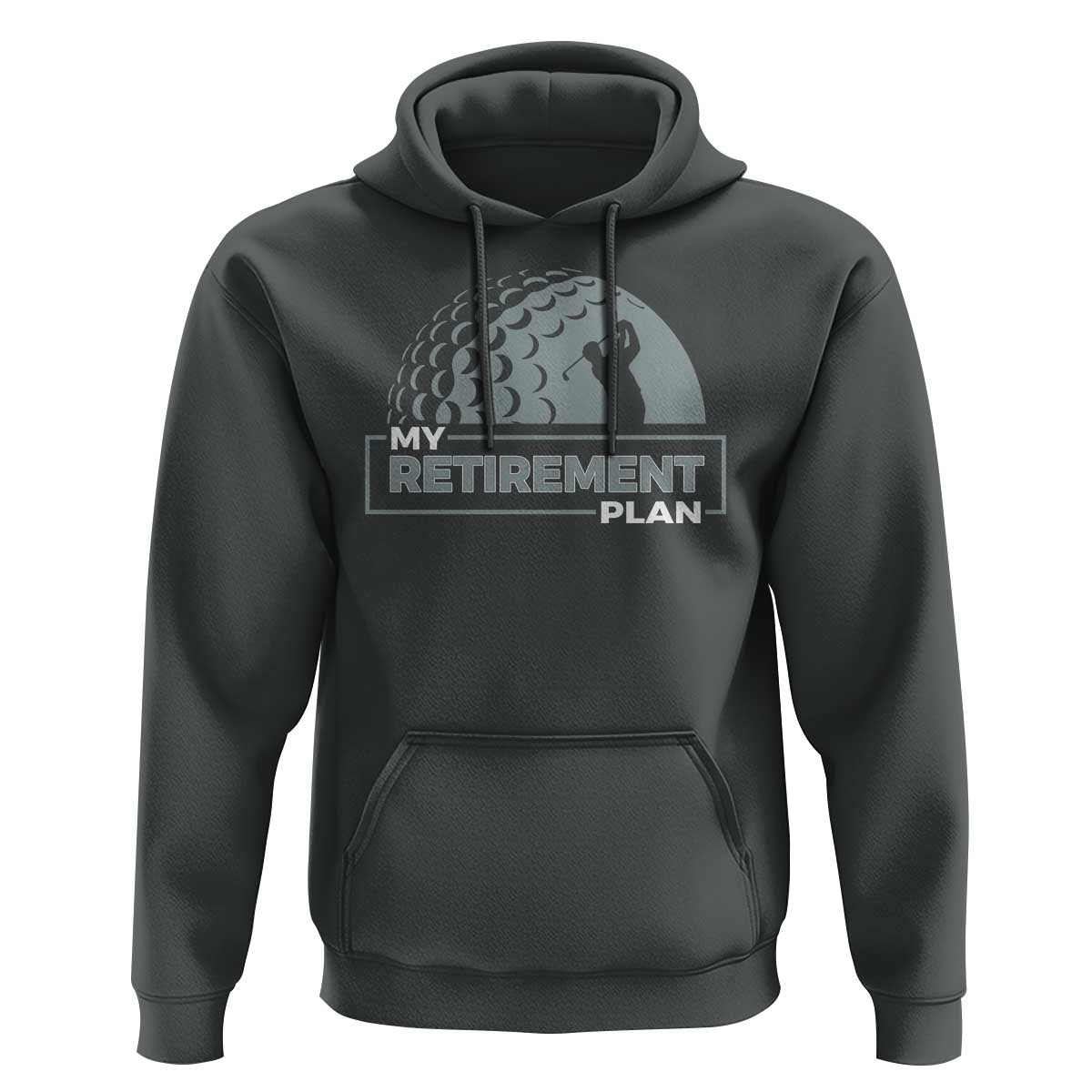 Funny Retirement Plan Golf Player Golfer Hoodie - Wonder Print Shop