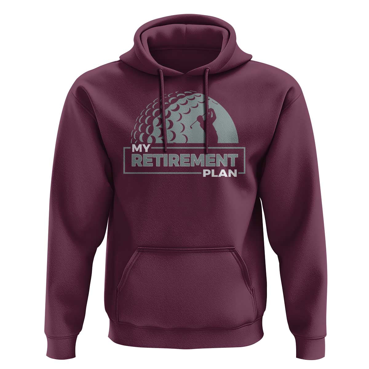 Funny Retirement Plan Golf Player Golfer Hoodie - Wonder Print Shop