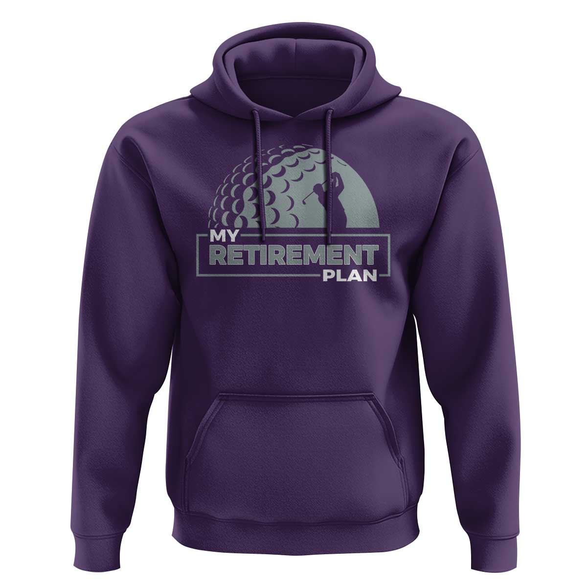 Funny Retirement Plan Golf Player Golfer Hoodie - Wonder Print Shop