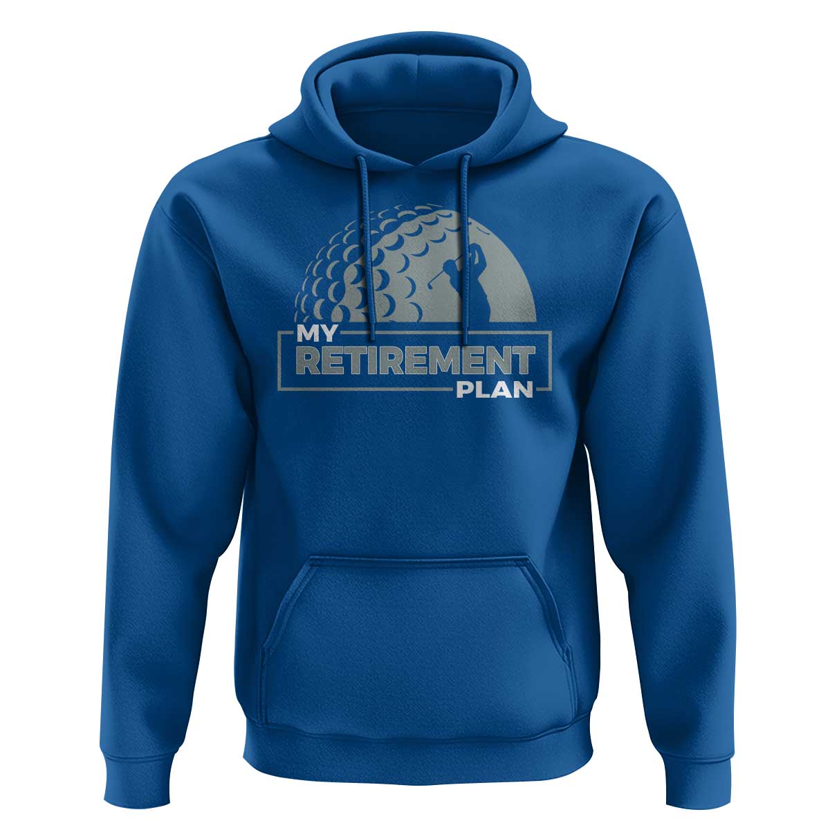 Funny Retirement Plan Golf Player Golfer Hoodie - Wonder Print Shop