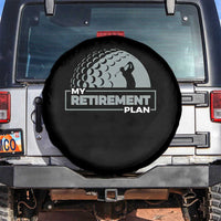 Funny Retirement Plan Golf Player Golfer Spare Tire Cover