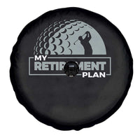 Funny Retirement Plan Golf Player Golfer Spare Tire Cover