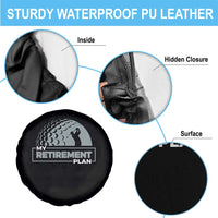 Funny Retirement Plan Golf Player Golfer Spare Tire Cover