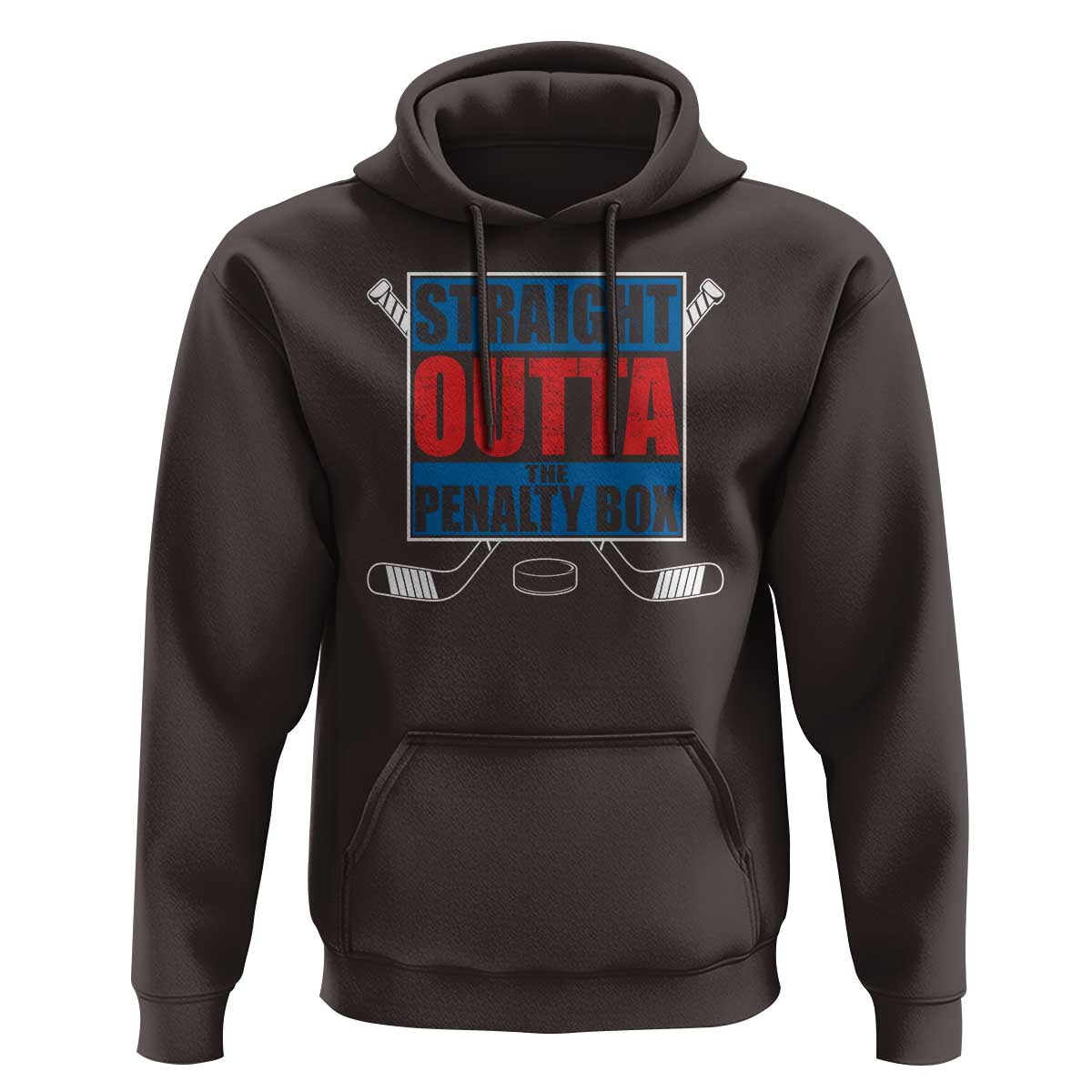 Hockey Hoodie Straight Outta The Penalty Box - Wonder Print Shop