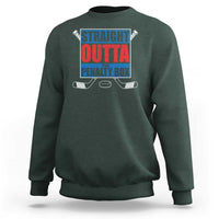 Hockey Sweatshirt Straight Outta The Penalty Box - Wonder Print Shop