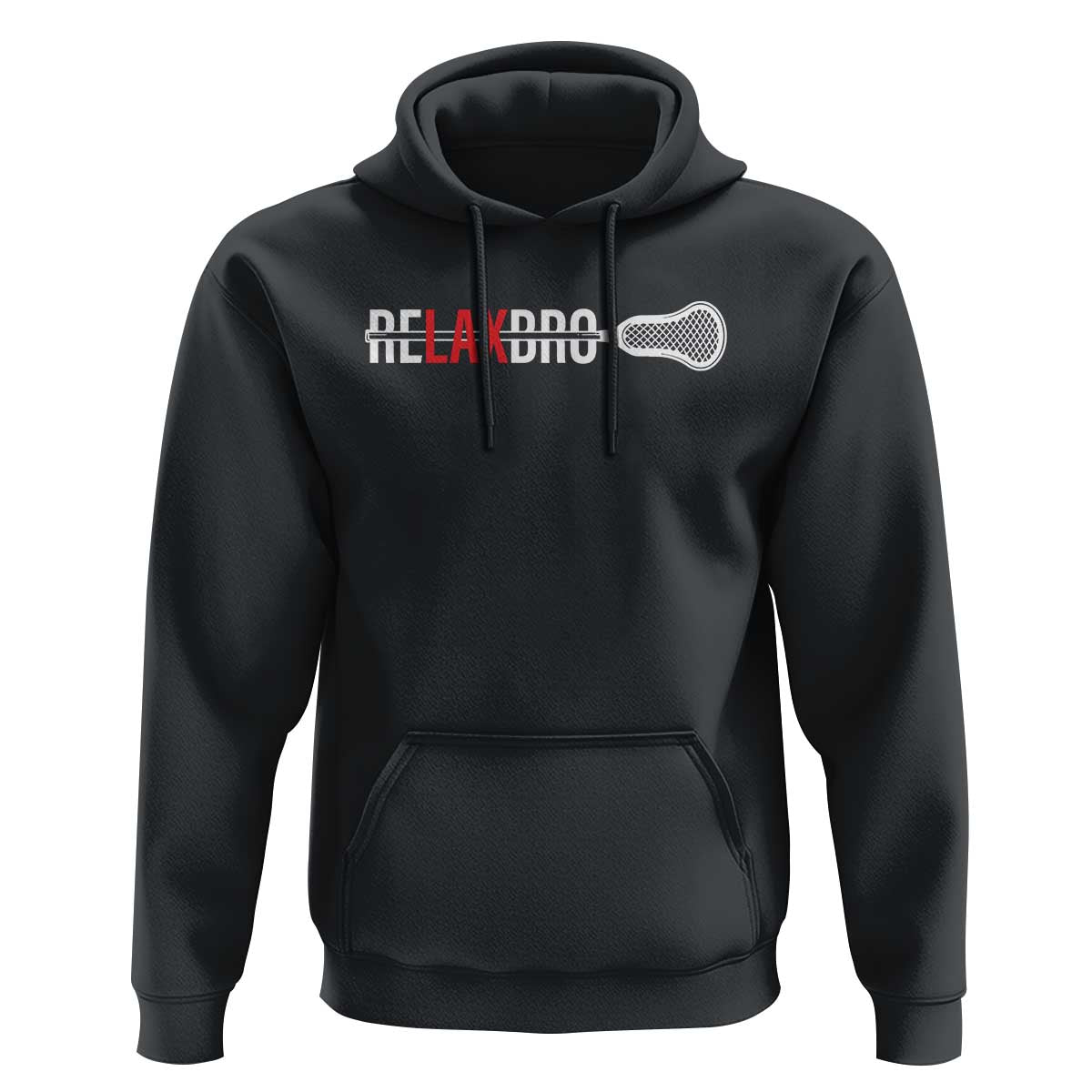 Funny Lacrosse Relaxbro Hoodie - Wonder Print Shop