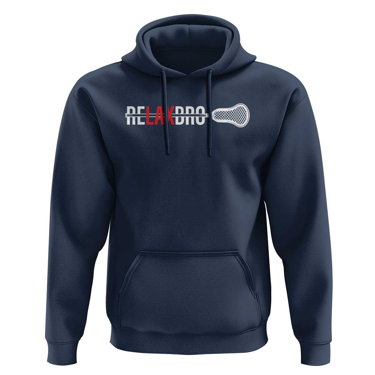 Funny Lacrosse Relaxbro Hoodie - Wonder Print Shop