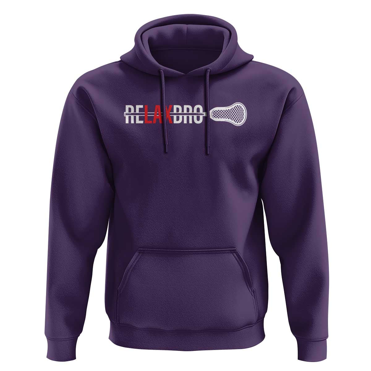 Funny Lacrosse Relaxbro Hoodie - Wonder Print Shop
