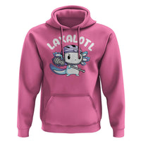 Funny Axolotl Lacrosse Player Hoodie - Wonder Print Shop