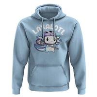 Funny Axolotl Lacrosse Player Hoodie - Wonder Print Shop