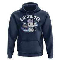 Funny Axolotl Lacrosse Player Hoodie - Wonder Print Shop